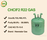 Chlorodifluoromethane R22 Refrigerant Gas CAS 75-45 Colorless Liquefied